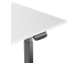 Adjustable Height Table Up Up Thor Black, Table top M White