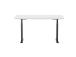 Adjustable Height Table Up Up Thor Black, Table top L White