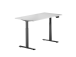 Adjustable Height Table Up Up Bjorn Black, Table top L White