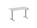 Adjustable Height Table Up Up Bjorn Gray, Table top L White