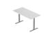 Adjustable Height Table Up Up Thor Gray, Table top L White