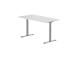 Adjustable Height Table Up Up Bjorn Gray, Table top L White