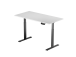 Adjustable Height Table Up Up Bjorn Black, Table top L White