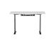 Adjustable Height Table Up Up Bjorn Black, Table top L White