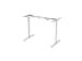 Adjustable Height Table Frame Up Up Bjorn, White (SPEC)