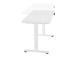 Adjustable Height Table Up Up Frigg White