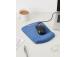 Hiirematt randmetoega FELLOWES PlushTouch™ sinine