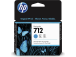 Tindikassett HP 3ED67A nr. 712 cyan 29ml