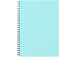 Kaustik spiraalköites A6 ERICH KRAUSE Pastel Mint, ruuduline 80 lehte