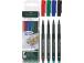 Kilemarker FABER-CASTELL Multimark M kustukummiga 4 värvi komplekt