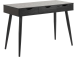 Kirjutuslaud NEPTUN 110x50xH77cm, must, melamiinplaat, metall