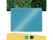 Klaastahvel-magnettahvel 600x400mm sinine LEITZ Cosy