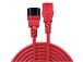 CABLE POWER IEC EXTENSION 1M/RED 30477 LINDY