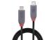 CABLE USB4 240W TYPE C 0.8M/40GBPS ANTHRA LINE 36956 LINDY