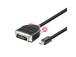 CABLE MINI DP TO DVI 3M/BLACK 41953 LINDY