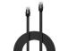 CABLE CAT6 U/UTP 1M/BLACK 47521 LINDY