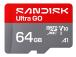 MEMORY MICRO SDXC 64GB UHS-I/SDSQUGN-064G-GN6MN SANDISK