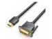 CABLE HDMI TO DVI 5M/BLACK ABFBJ VENTION