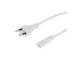 CABLE POWER EU 1.8M/WHITE PC-184/2-W GEMBIRD