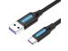 CABLE USB-C TO USB2.0/1M PVC BLACK CORBF VENTION