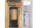 TV SET ACC FLOOR STAND /55-100/BLACK FPRO2L-30-B ONKRON