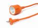 CABLE POWER EXTENSION 20M/ORANGE PC-186XOD-O-20M GEMBIRD