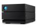 External HDD LACIE 2big RAID 16TB USB 3.1 Drives 2 Black STHJ16000800