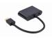 I/O ADAPTER HDMI TO HDMI/VGA/A-HDMIM-HDMIFVGAF-01 GEMBIRD