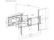 TV SET ACC WALL MOUNT 60-120"/WM-120ST-01 GEMBIRD