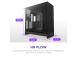 Case NZXT ATX/micro ATX/Mini-ITX/EATX Black Midi Tower PC CM-H92FB-01