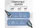 CABLE USB2.0C MALE TO A FEMALE/0.15M BLACK CCSBB VENTION