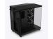 Case NZXT H6 Flow MidiTower Not included ATX MicroATX MiniITX Colour Black CC-H61FB-01