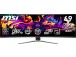 Monitor MSI 49 " 5120 x 1440 pixels Dual QHD Native aspect ratio 32:9 QD-OLED Curved MPG491CQPXQD…