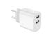 CHARGER USB UNIVERSAL WHITE/2P TA-UC-2A12-01 GEMBIRD