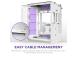 Case NZXT ATX/micro ATX/Mini-ITX/EATX White Midi Tower PC CM-H92FW-R1