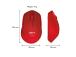 MOUSE USB OPTICAL WRL M330/SILENT RED 910-004911 LOGITECH