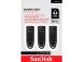 MEMORY DRIVE FLASH USB3 64GB/3PK SDCZ48-064G-G46T SANDISK