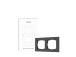 SMART SWITCH FRAME H2 (2-GANG)/GRAY FE-X01D-G AQARA