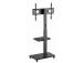 TV SET ACC FLOOR STAND 37-75"/BLACK TVS-75S-02 GEMBIRD