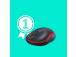 MOUSE USB OPTICAL CORDL. M185/RED 910-002240 LOGITECH