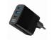 CHARGER USB 30W 3PORT/TA-UC-PDQC30LCD-BK-02 GEMBIRD