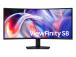 LCD Monitor SAMSUNG 40 " 5120 x 2160 pixels WUHD Native aspect ratio 21:9 LCD Curved LS40H850TAUXEN