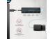 I/O HUB USB-C TRAVEL/0.19M HUE-C2C AXAGON