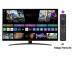 TV Set LG 43" 4K/Smart 3840x2160 Wireless LAN Bluetooth webOS Black 43NANO81A3A