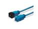 CABLE POWER IEC EXTENSION 3M/BLUE 30122 LINDY
