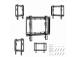 TV SET ACC WALL MOUNT 23-42"/WM-42F-04 GEMBIRD