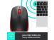 MOUSE USB OPTICAL WRL M190/RED 910-005908 LOGITECH