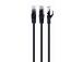 PATCH CABLE CAT6 UTP 3M/BLACK PP6U-3M/BK GEMBIRD