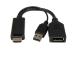 I/O ADAPTER HDMI TO DP/BLACK A-HDMIM-DPF-01 GEMBIRD