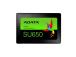 SSD ADATA SU650 1TB SATA 3.0 Write speed 450 MBytes/sec Read speed 520 MBytes/sec 2,5" TBW 600 TB...